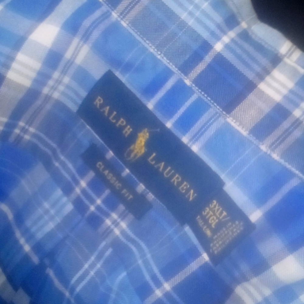 3XLT/3TGL Ralph Lauren Men's Blue shirt